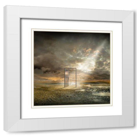 | Behind The Reality | White Modern Wood Framed Art Print with Double Matting by Pfleghart, Franziskus