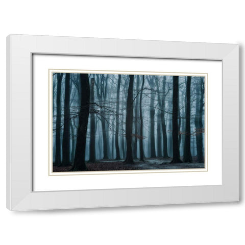 All Of Us White Modern Wood Framed Art Print with Double Matting by Borggreve, Ellen