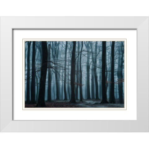 All Of Us White Modern Wood Framed Art Print with Double Matting by Borggreve, Ellen