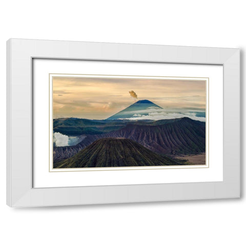 The Gods Masterpiece White Modern Wood Framed Art Print with Double Matting by Zhang Yu, Ryan