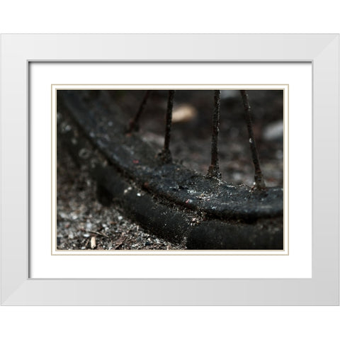 Vergessene Racder 28-Forgotten Bikes 28 White Modern Wood Framed Art Print with Double Matting by Zawischa, Henrik