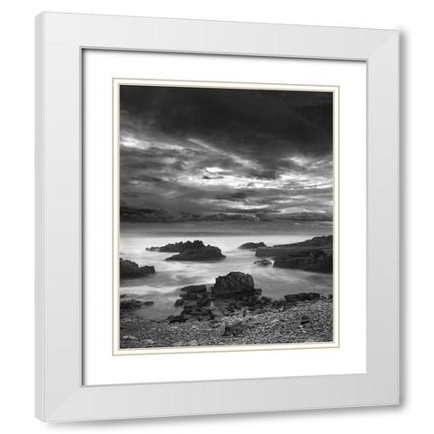 Cabo Raso #20 White Modern Wood Framed Art Print with Double Matting by Sousa Dias, Nana