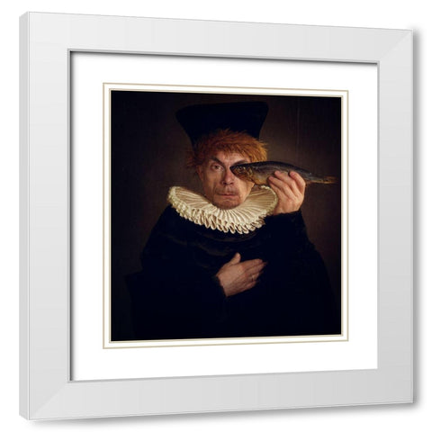 Point Of View White Modern Wood Framed Art Print with Double Matting by Melik-Nubarova, Svetlana