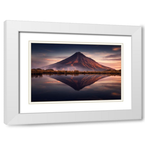 Revelations White Modern Wood Framed Art Print with Double Matting by Mitterwallner, Stefan