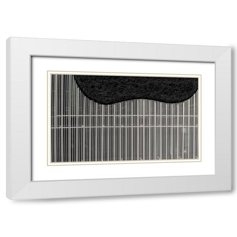 Gcloudsl  Out Of Stock. White Modern Wood Framed Art Print with Double Matting by Verschelden, Harry
