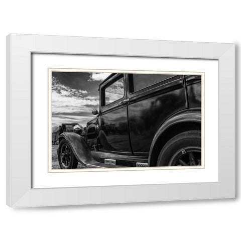 They Met Under A Big Sky White Modern Wood Framed Art Print with Double Matting by Russell, Vince