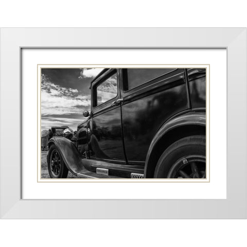 They Met Under A Big Sky White Modern Wood Framed Art Print with Double Matting by Russell, Vince