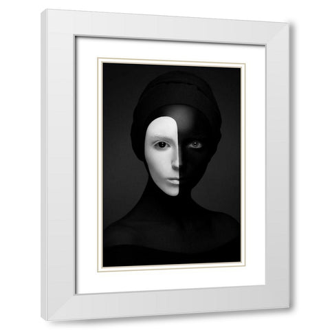 Black Renaissance White Modern Wood Framed Art Print with Double Matting by Malikov, Alex