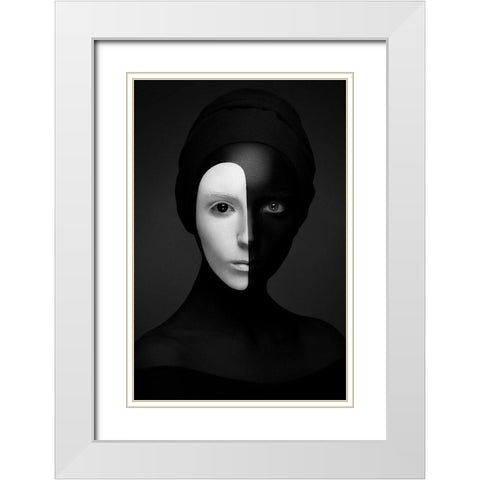 Black Renaissance White Modern Wood Framed Art Print with Double Matting by Malikov, Alex