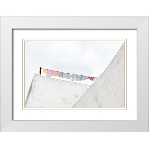 Clean Stuff White Modern Wood Framed Art Print with Double Matting by Pino, Emilio