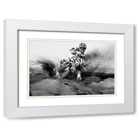 Krisztian Tompa White Modern Wood Framed Art Print with Double Matting by Szabo, Attila