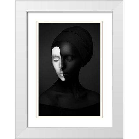 Black Renaissance White Modern Wood Framed Art Print with Double Matting by Malikov, Alex
