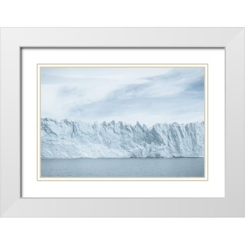 The Wall White Modern Wood Framed Art Print with Double Matting by Steinkopff, Robert