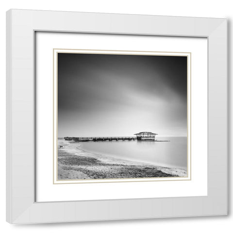 Finest Hour White Modern Wood Framed Art Print with Double Matting by Digalakis, George