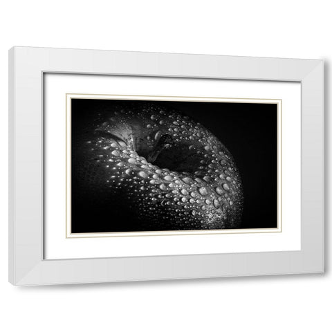 Malum White Modern Wood Framed Art Print with Double Matting by Pfeiffer, Peter