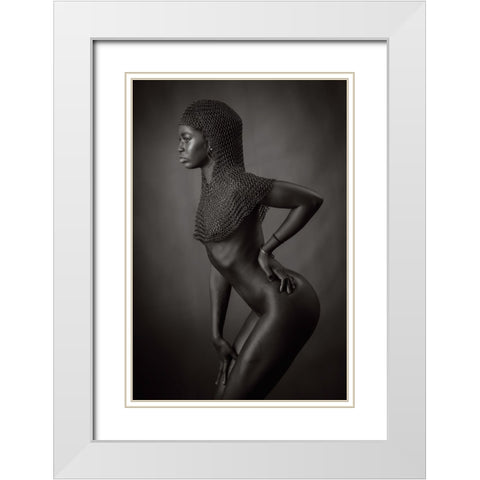 Jess White Modern Wood Framed Art Print with Double Matting by Catchlight Studio