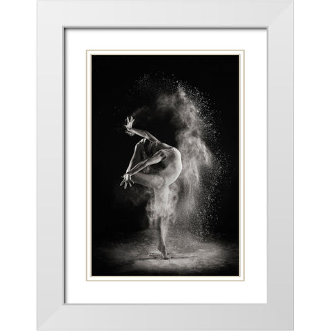 In The Light White Modern Wood Framed Art Print with Double Matting by And Light, Shades