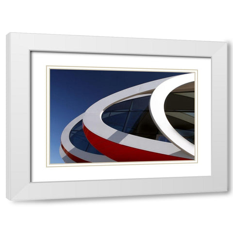 Primark Ii White Modern Wood Framed Art Print with Double Matting by Hawerkamp, Hans-Wolfgang