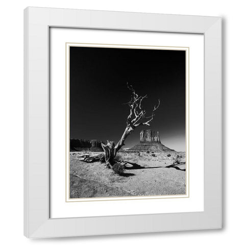 Monument White Modern Wood Framed Art Print with Double Matting by Triglia, Vinicio