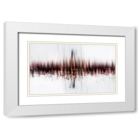 My Vision White Modern Wood Framed Art Print with Double Matting by Chiriaco, Carmine