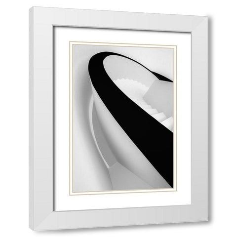 Going Down... 3 White Modern Wood Framed Art Print with Double Matting by Castro, Joao