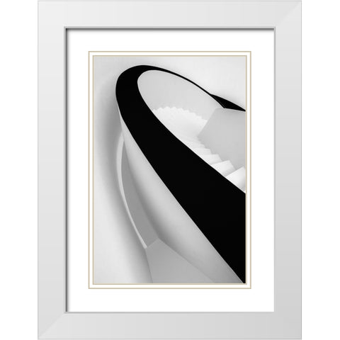 Going Down... 3 White Modern Wood Framed Art Print with Double Matting by Castro, Joao