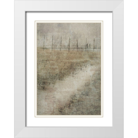 On The Way... White Modern Wood Framed Art Print with Double Matting by Talen, Nel