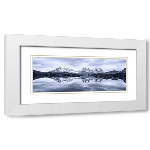 A Quiet Day White Modern Wood Framed Art Print with Double Matting by Guevara Vivanco, Carlos