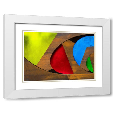 A.F.A.S. White Modern Wood Framed Art Print with Double Matting by Verschelden, Harry