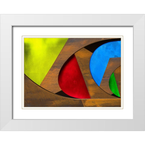 A.F.A.S. White Modern Wood Framed Art Print with Double Matting by Verschelden, Harry