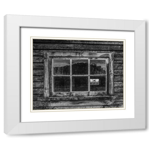 Viewpoint White Modern Wood Framed Art Print with Double Matting by Agazzi, Andreas