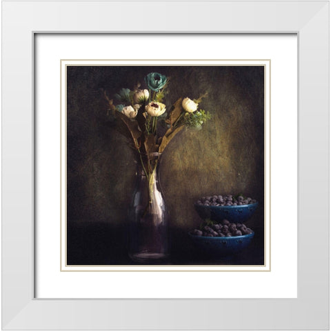 Through The Window White Modern Wood Framed Art Print with Double Matting by Kazamil, Farid