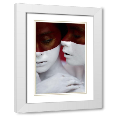 Independence Day Indonesia White Modern Wood Framed Art Print with Double Matting by Ichsan