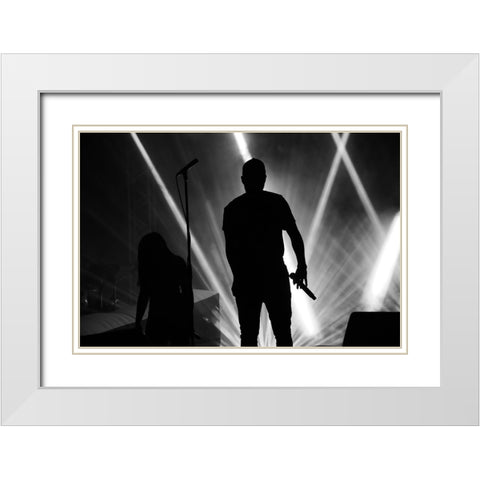 ILl Take Care Of You White Modern Wood Framed Art Print with Double Matting by Alves, Fernando