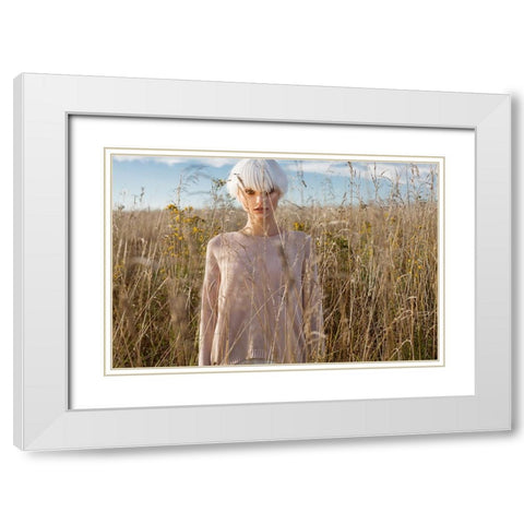 Eugene White Modern Wood Framed Art Print with Double Matting by Silaevk