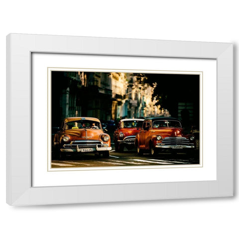 Come With Me In The Morning Light White Modern Wood Framed Art Print with Double Matting by Buliga, Gina