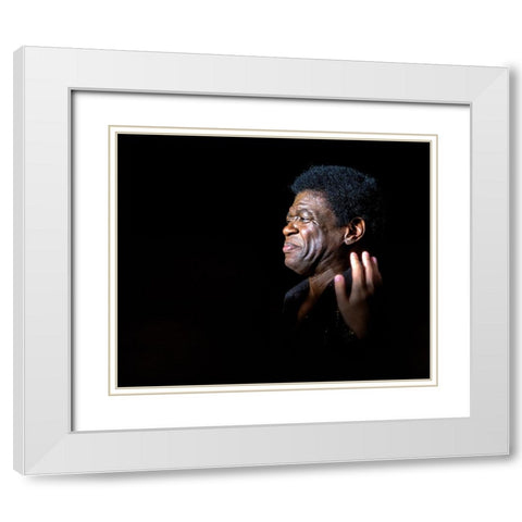 In Memory Of Charles Bradley White Modern Wood Framed Art Print with Double Matting by Domont, Jois