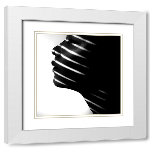 Put White Modern Wood Framed Art Print with Double Matting by Wahyu Adi, Bonifasius