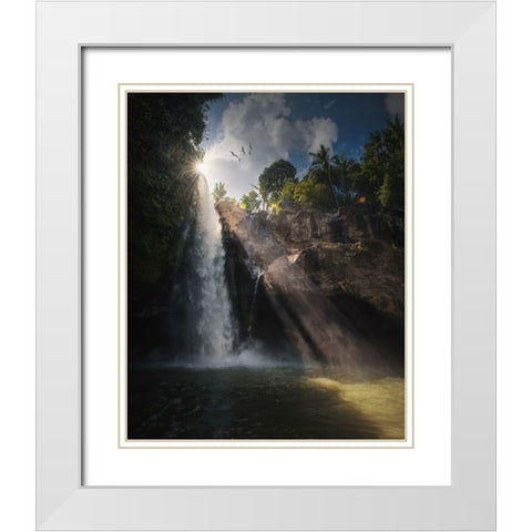 Blangsinga White Modern Wood Framed Art Print with Double Matting by Pablo De, Juan