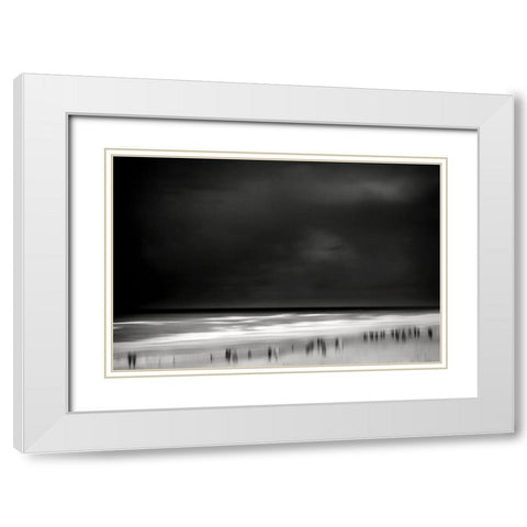 Lost Souls White Modern Wood Framed Art Print with Double Matting by Flour, Bruno