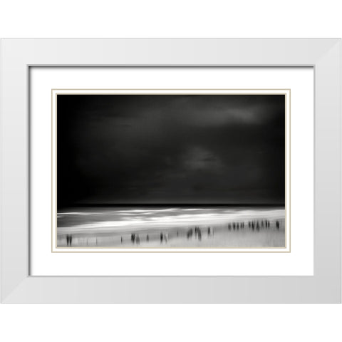 Lost Souls White Modern Wood Framed Art Print with Double Matting by Flour, Bruno