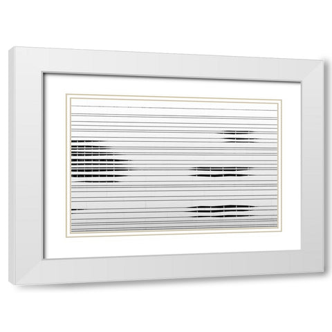 Hidden Galleries White Modern Wood Framed Art Print with Double Matting by Van Son, Greetje
