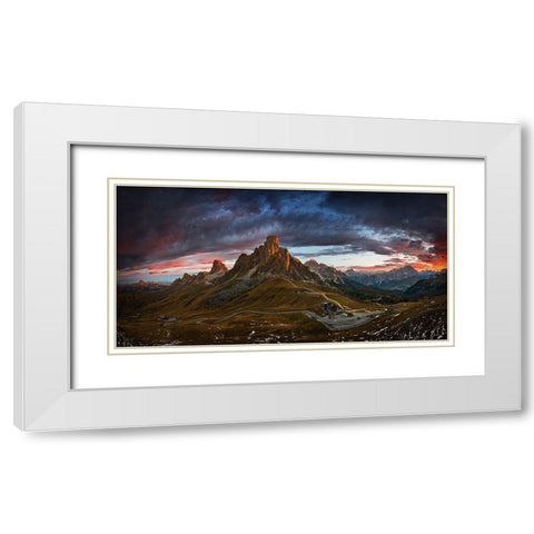 Passo.... White Modern Wood Framed Art Print with Double Matting by Browko, Krzysztof