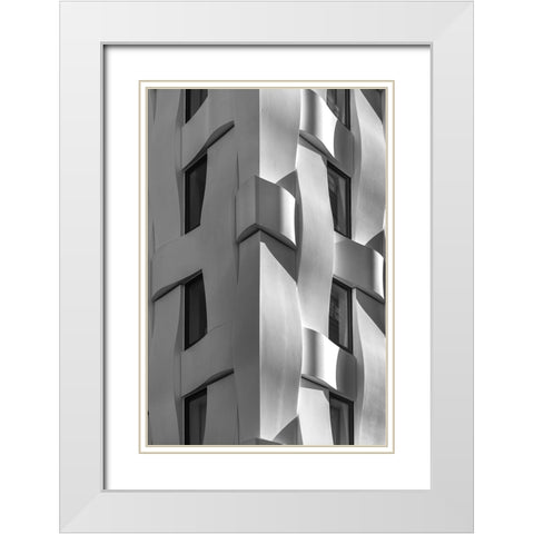 The Corner White Modern Wood Framed Art Print with Double Matting by Luycx, Theo