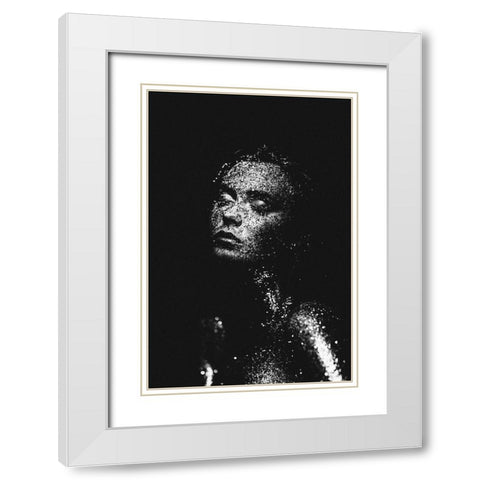 Untitled White Modern Wood Framed Art Print with Double Matting by Vasilenko, Artem