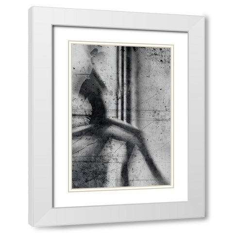 Future White Modern Wood Framed Art Print with Double Matting by Schottstaedt, Erik