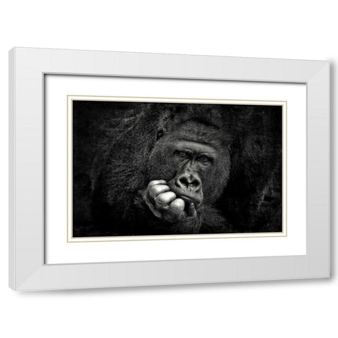 You .... White Modern Wood Framed Art Print with Double Matting by Wenner-Braun, Antje