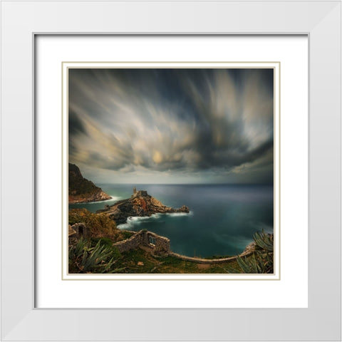 Fortress... White Modern Wood Framed Art Print with Double Matting by Browko, Krzysztof