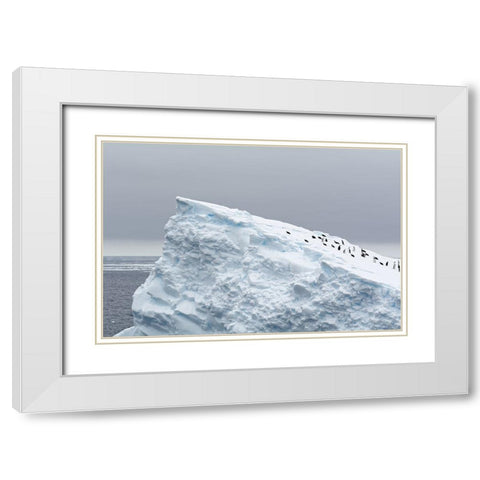 The Giant Slide White Modern Wood Framed Art Print with Double Matting by kahi