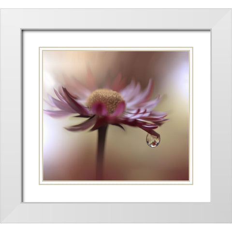 Tears Of Time.. White Modern Wood Framed Art Print with Double Matting by Nan, Juliana